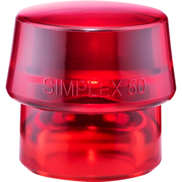 HALDER SIMPLEX įdėklas Plastikinis, raudonas, vientisas 50 mm